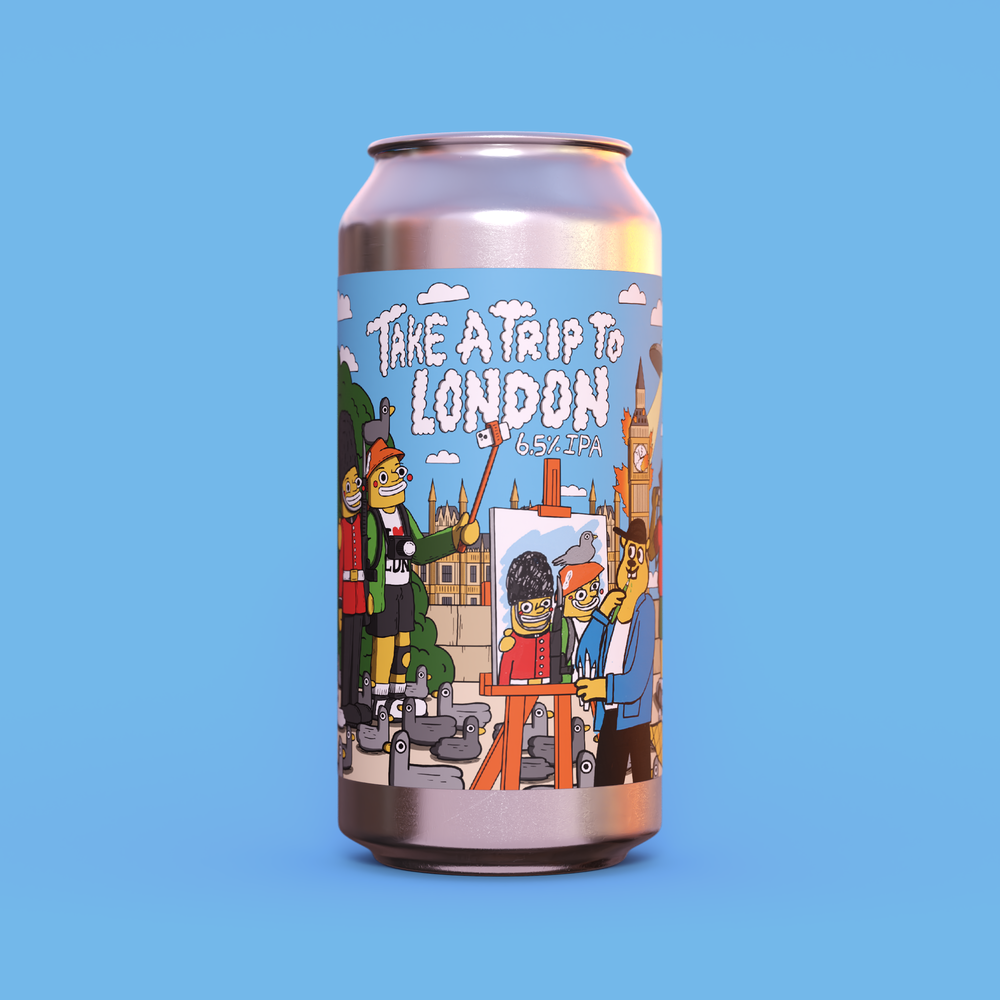 Take A Trip To London (Pretty Decent Collaboration) - 6.5% IPA - 440ml